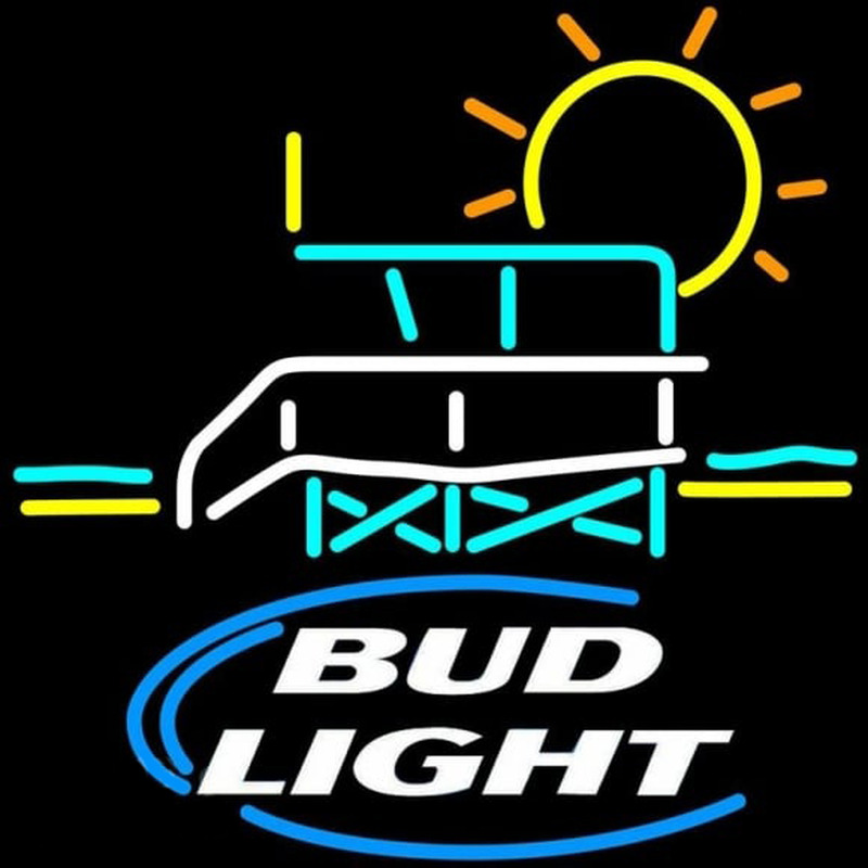 Bud Light Lifeguard Stand Beer Sign Neon Skilt