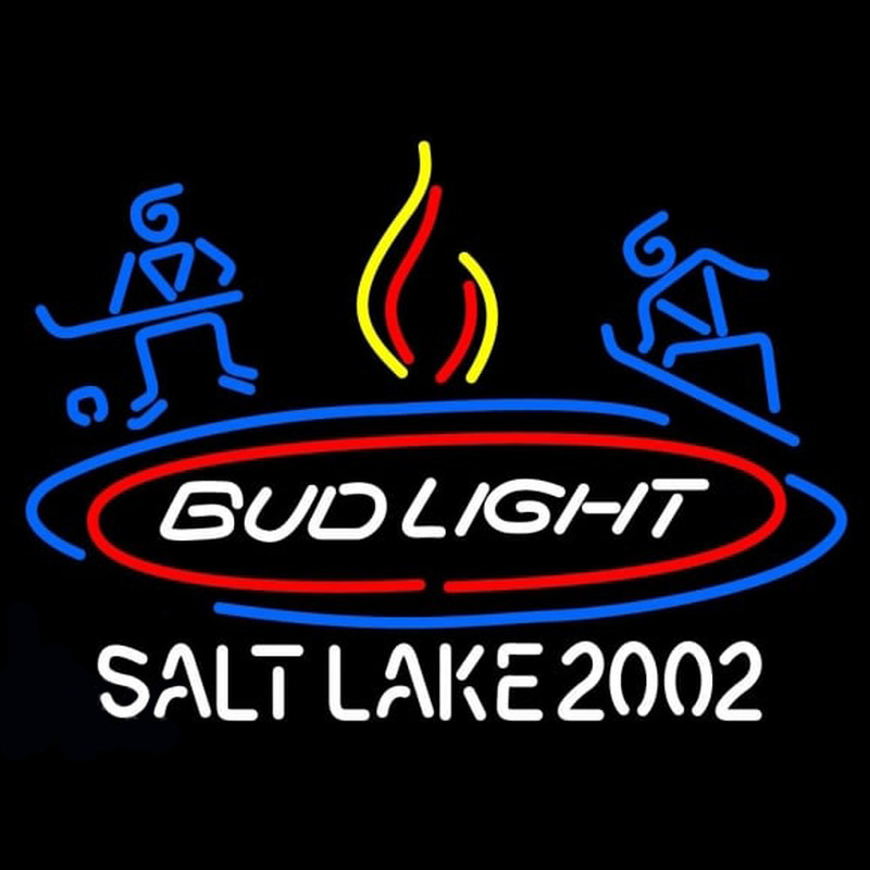 Bud Light Salt Lake 2002 Neon Skilt