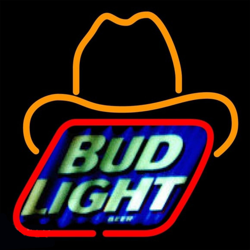 Bud Light Small George Strait Beer Sign Neon Skilt