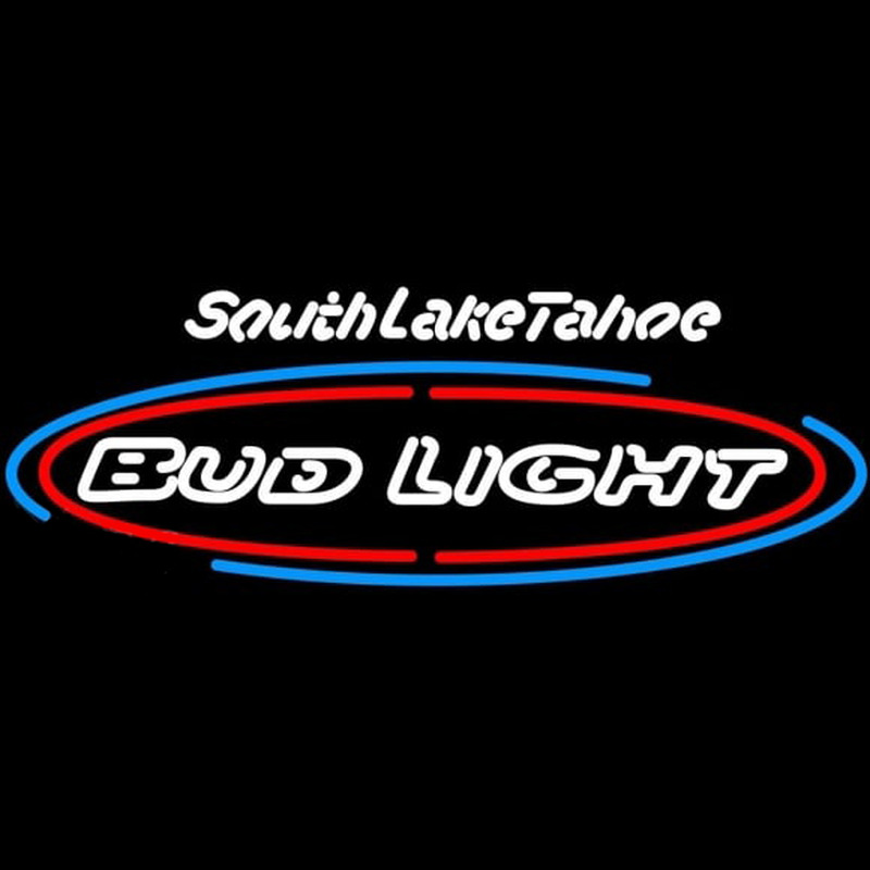 Bud Light South Lake Tahoe Beer Sign Neon Skilt