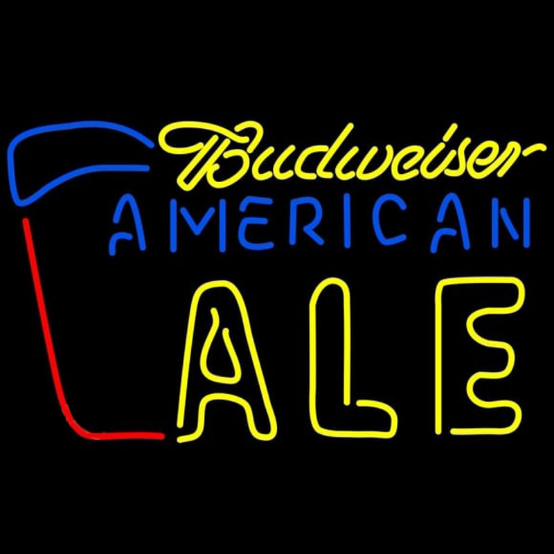 Budweiser American Ale Beer Sign Neon Skilt