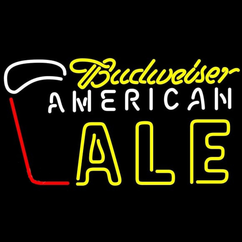 Budweiser American Ale Beer Sign Neon Skilt