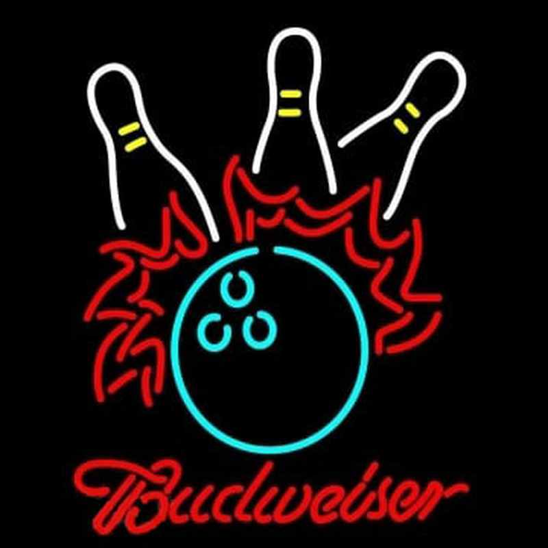 Budweiser Bowling Neon Skilt