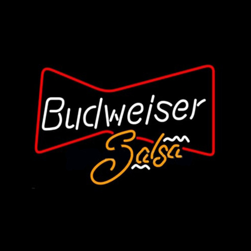 Budweiser Bowtie Salsa Neon Skilt