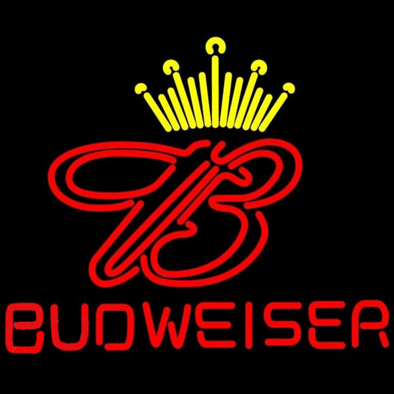 Budweiser King Of Beer It Up Beer Sign Neon Skilt
