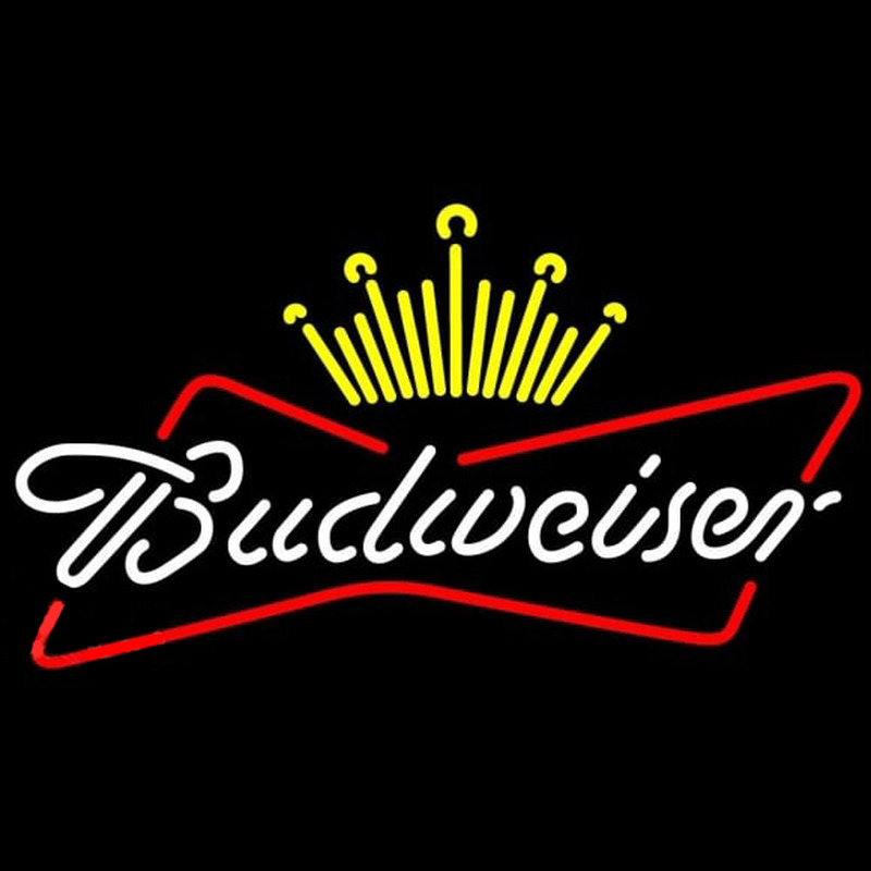 Budweiser King of It Up Beer Sign Neon Skilt