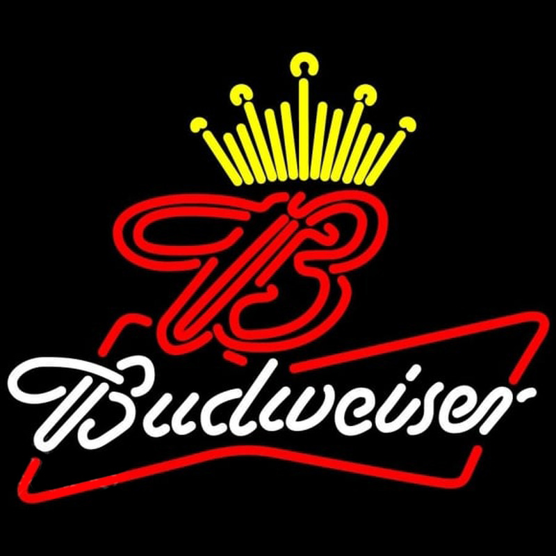 Budweiser King of It Up Beer Sign Neon Skilt