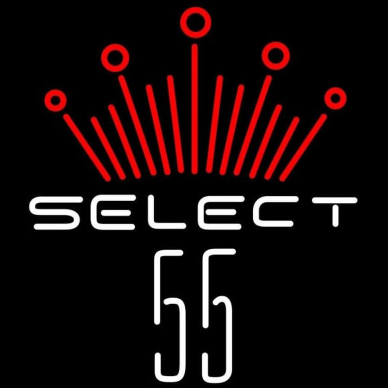 Budweiser Select 55 Beer Sign Neon Skilt