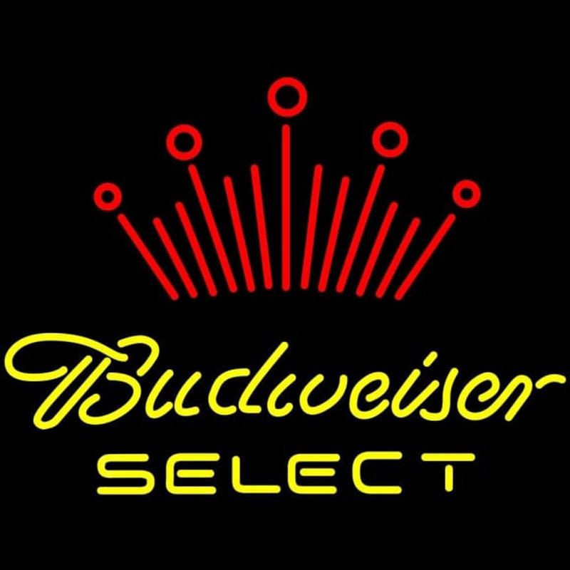 Budweiser Select Beer Sign Neon Skilt