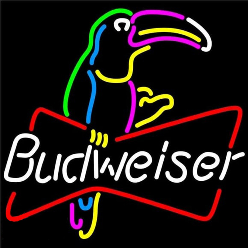 Budweiser Toucan Beer Sign Neon Skilt
