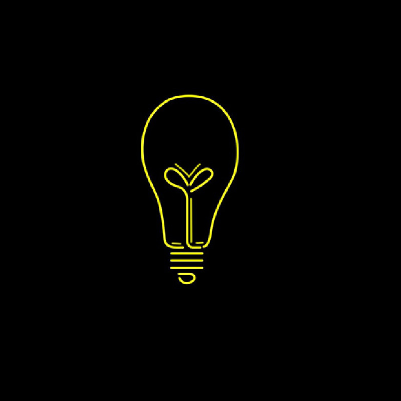Bulb Neon Skilt
