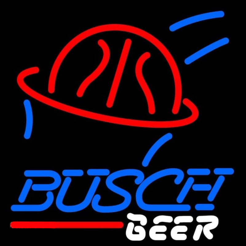 Busch Basketball Beer Sign Neon Skilt