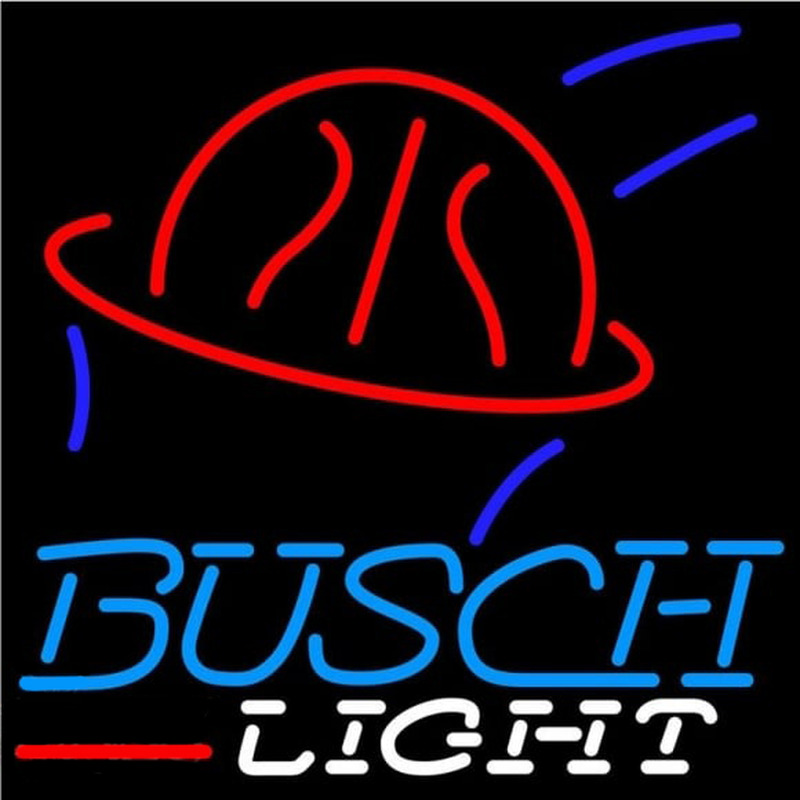 Busch Light Basketball Beer Sign Neon Skilt