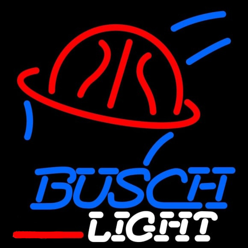 Busch Light Basketball Beer Sign Neon Skilt