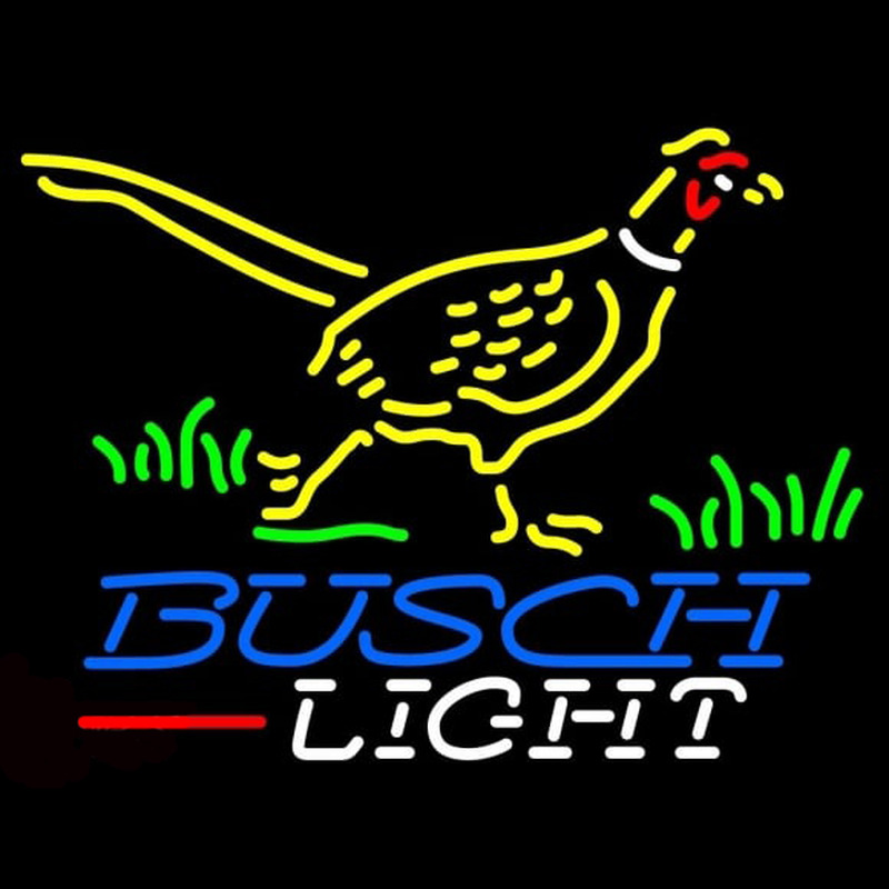 Busch Light Pheasant Beer Sign Neon Skilt