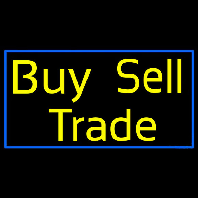 Buy Sell Trade Neon Skilt