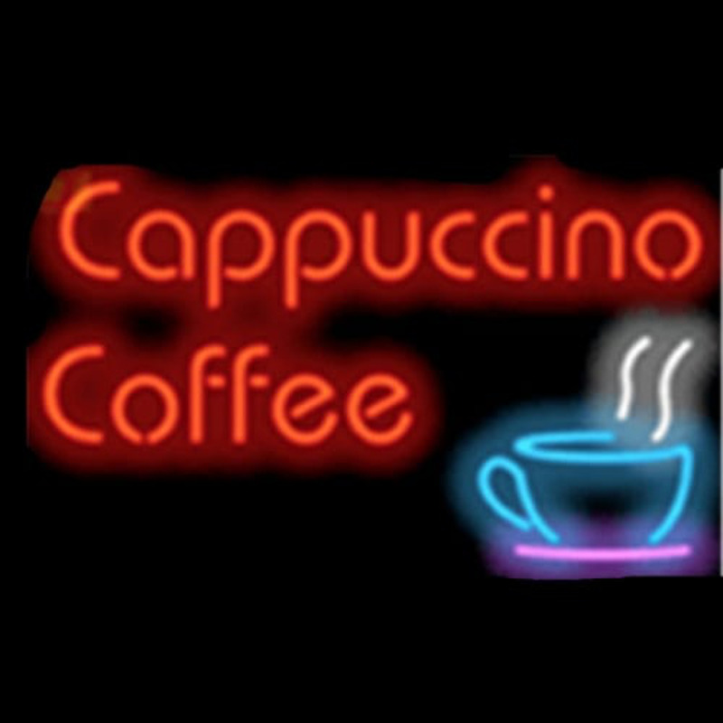 CAPPUCCINO COFFEE Neon Skilt