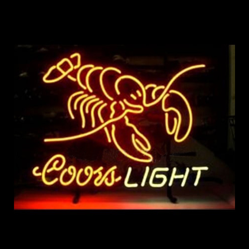 COORS LIGHT LOBSTER Neon Skilt