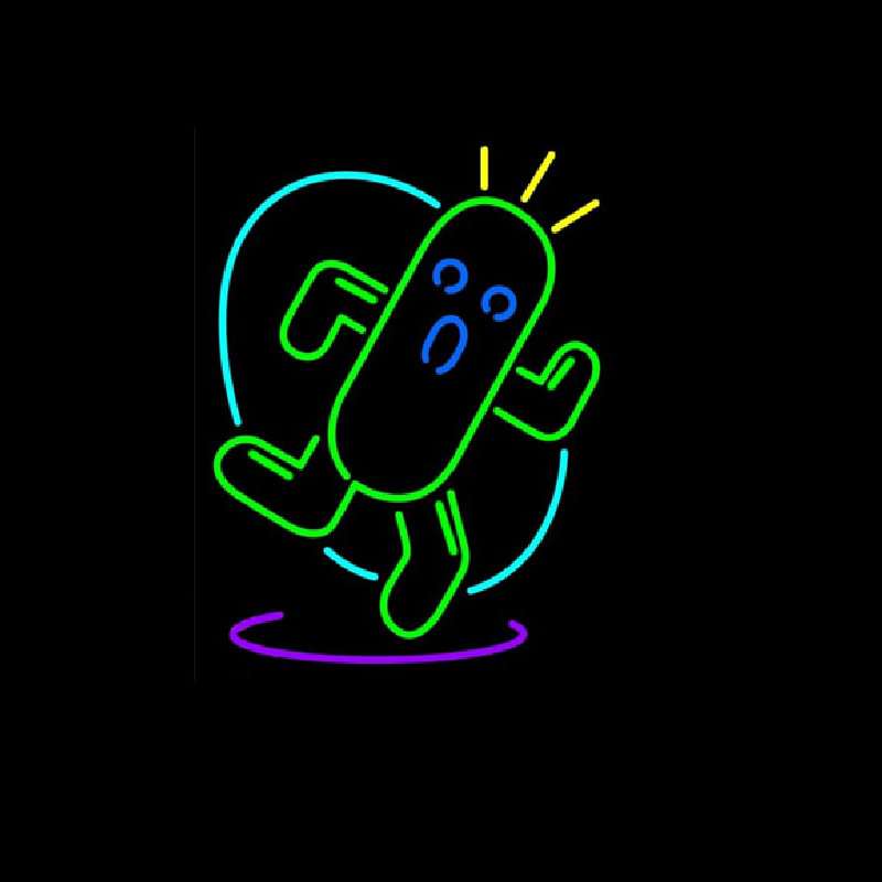 Cactuar Neon Skilt