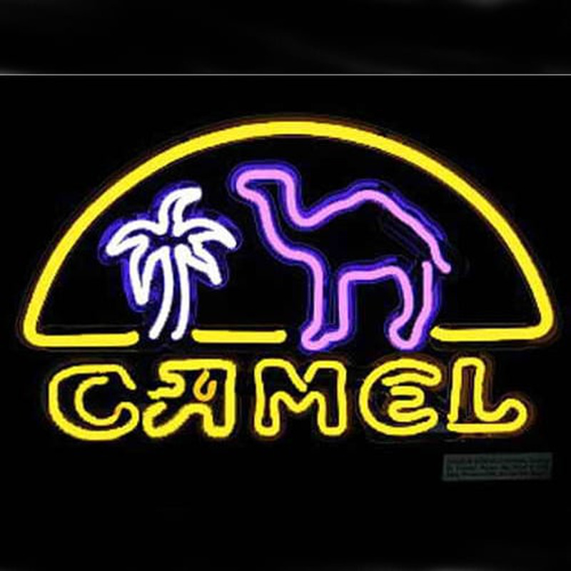 Camel Butik Åben Neon Skilt