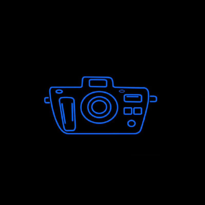 Camera Neon Skilt