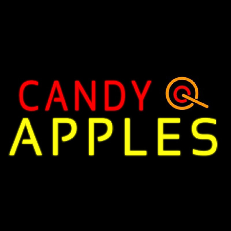 Candy Apples Apple Neon Skilt