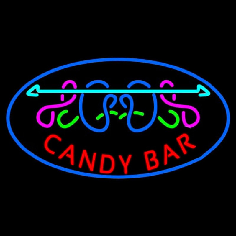 Candy Bar Neon Skilt