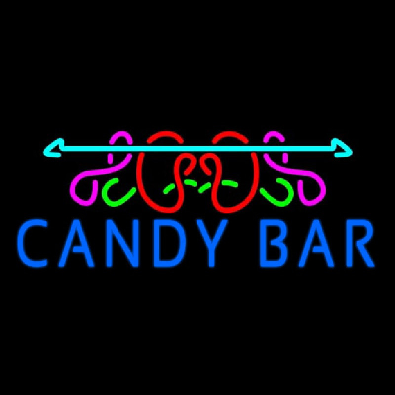 Candy Bar Neon Skilt