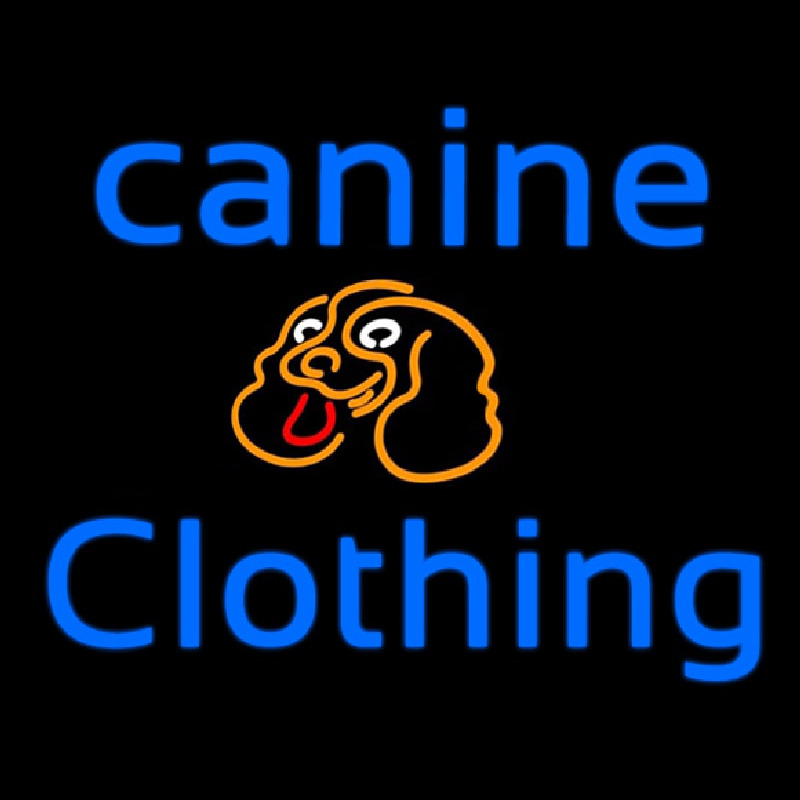 Canine Clothing Neon Skilt