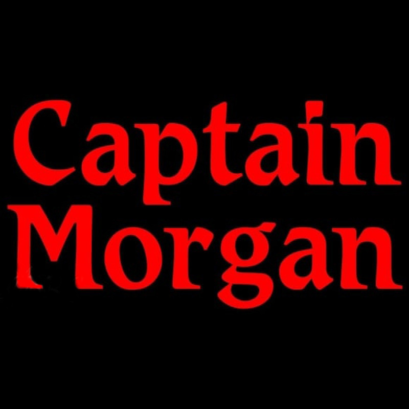 Captain Morgan Red Beer Sign Neon Skilt