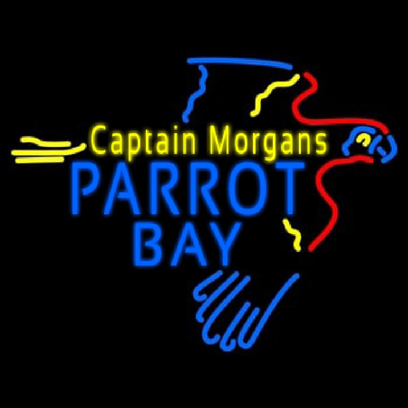 Captain Morgans Parrot Bay Neon Skilt