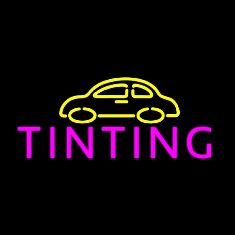 Car Tinting Neon Skilt