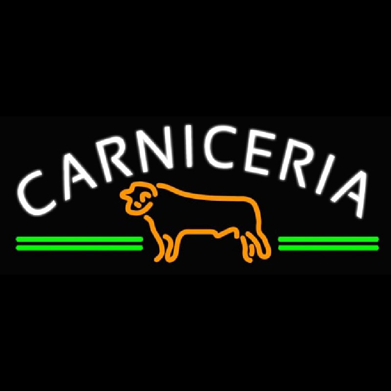 Carnicaria Neon Skilt