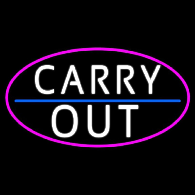 Carry Out Neon Skilt