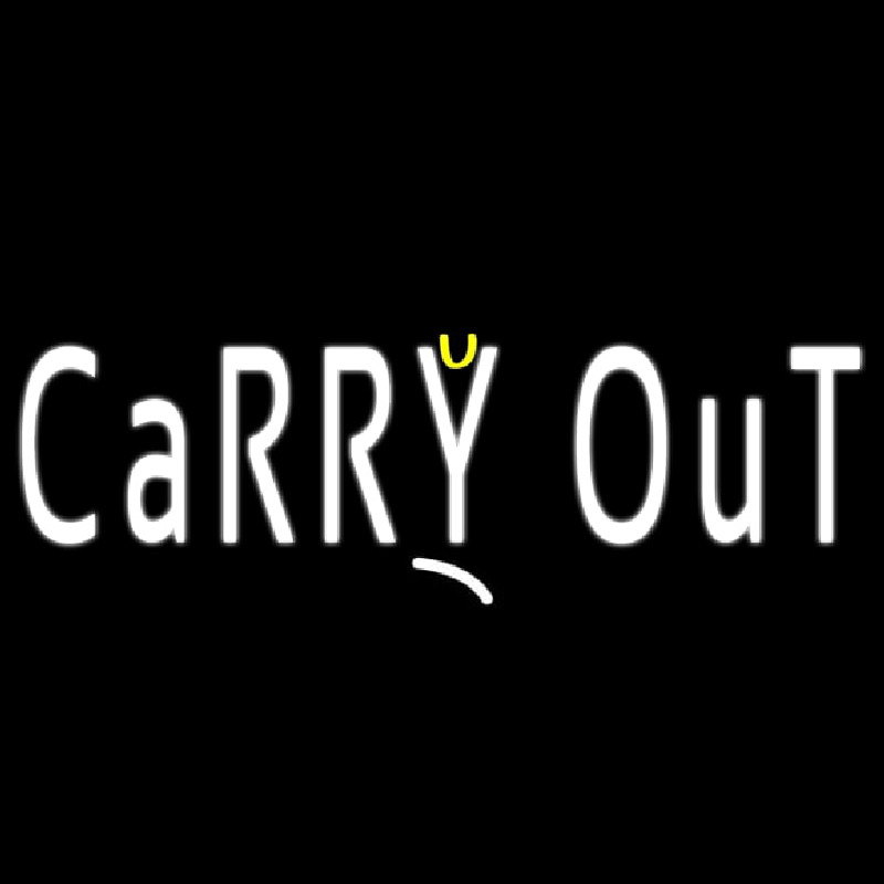 Carry Out Neon Skilt