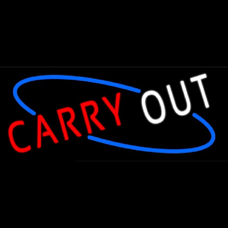 Carry Out Neon Skilt