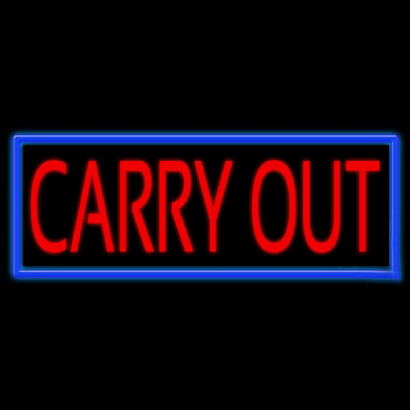 Carry Out Neon Skilt