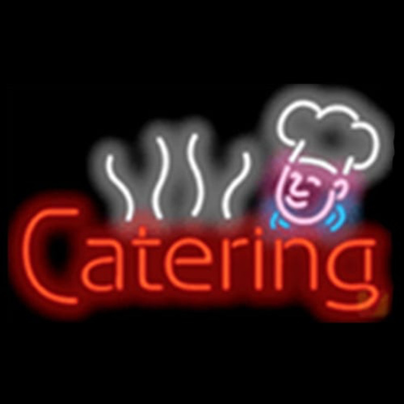 Catering Food Chef Diet Neon Skilt