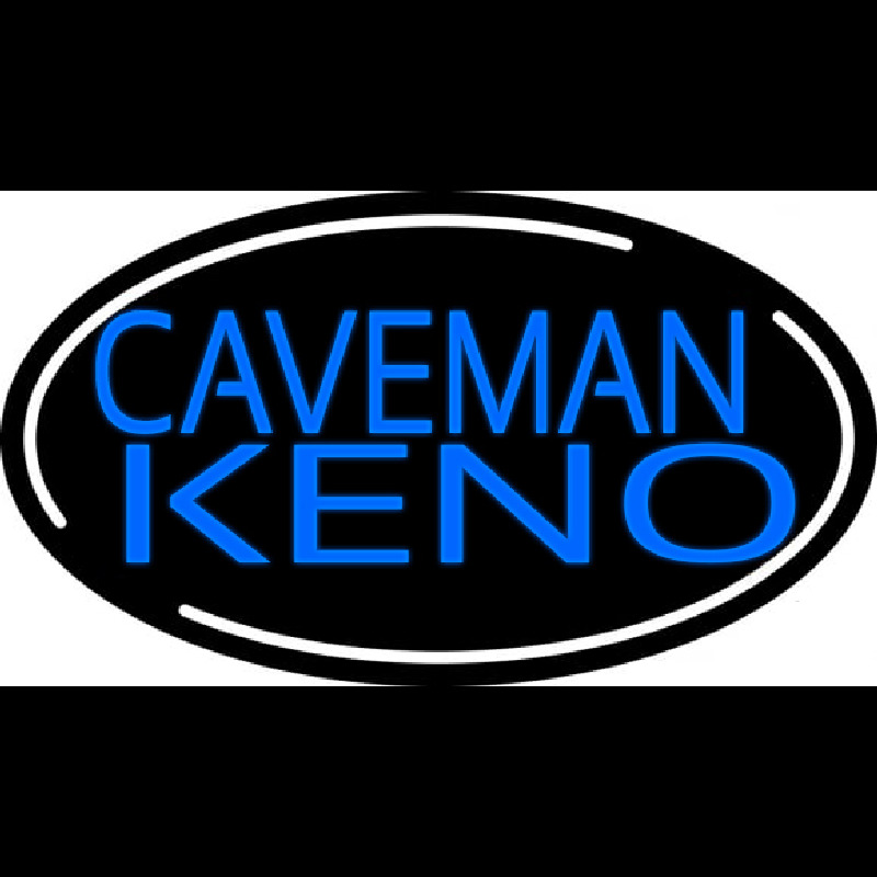 Caveman Keno 4 Neon Skilt