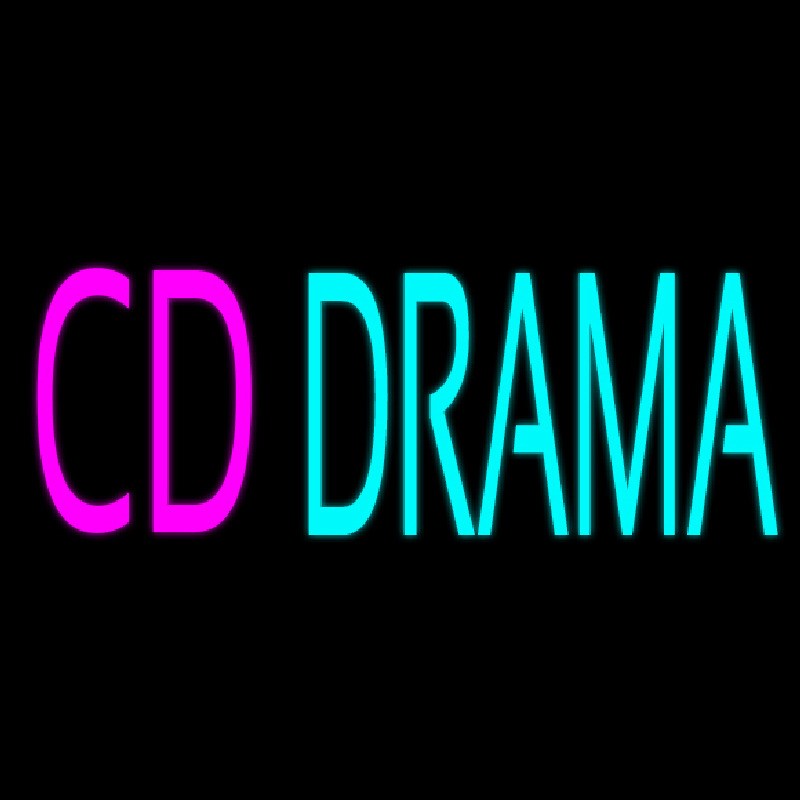 Cd Drama Neon Skilt