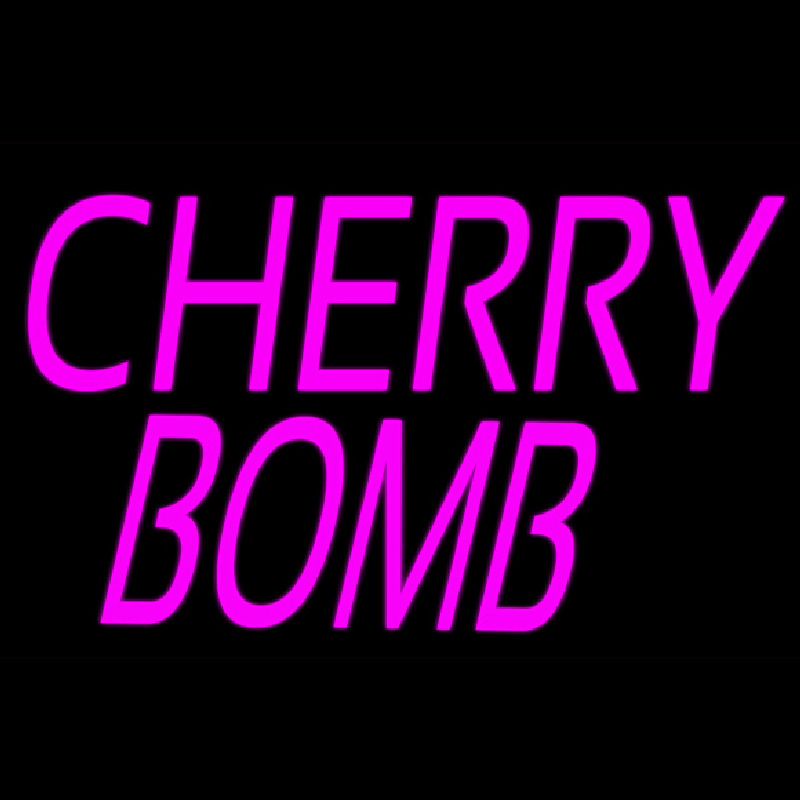 Cherry Bomb Neon Skilt