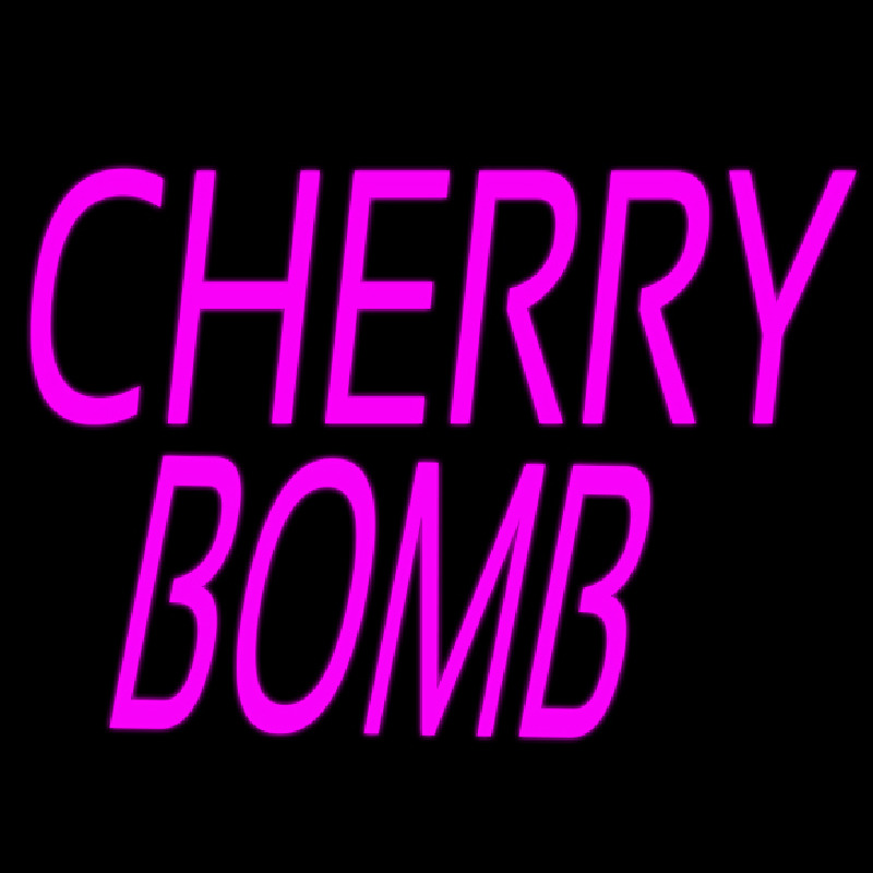 Cherry Bomb Neon Skilt