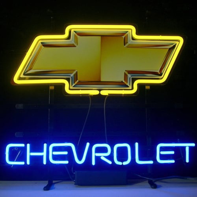 Chevrolet Butik Åben Neon Skilt