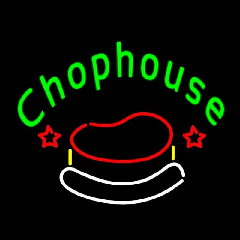 Chophouse Simple Neon Skilt