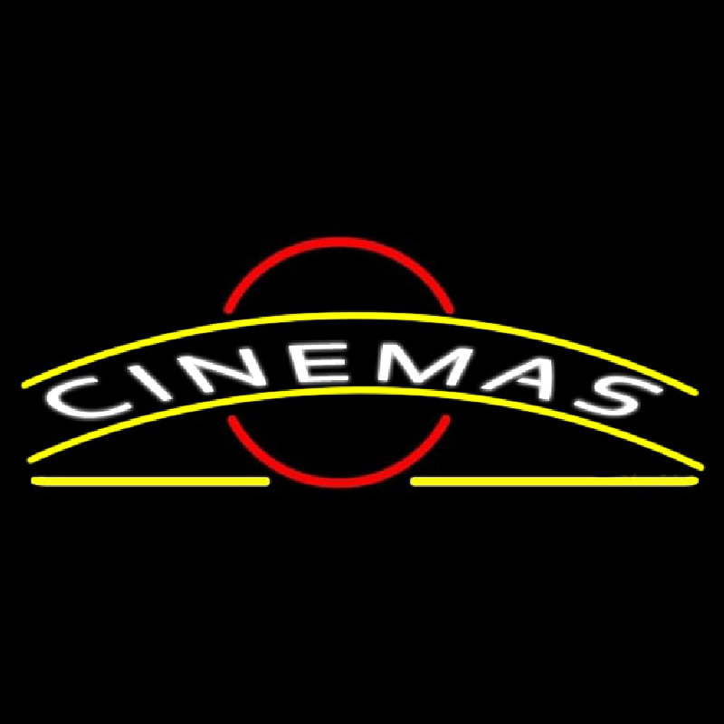 Cinemas Neon Skilt