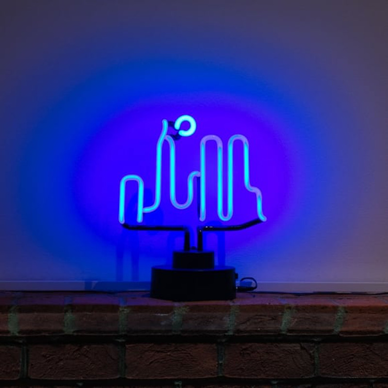 City Desktop Neon Skilt