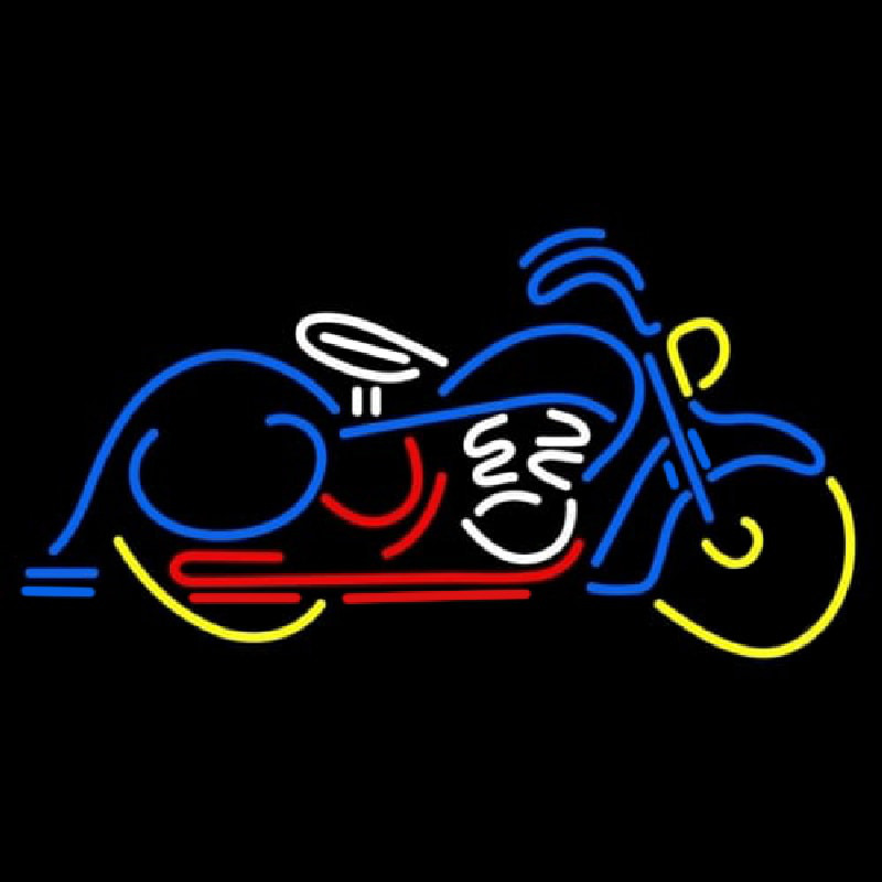 Classic Motorcycle Neon Skilt