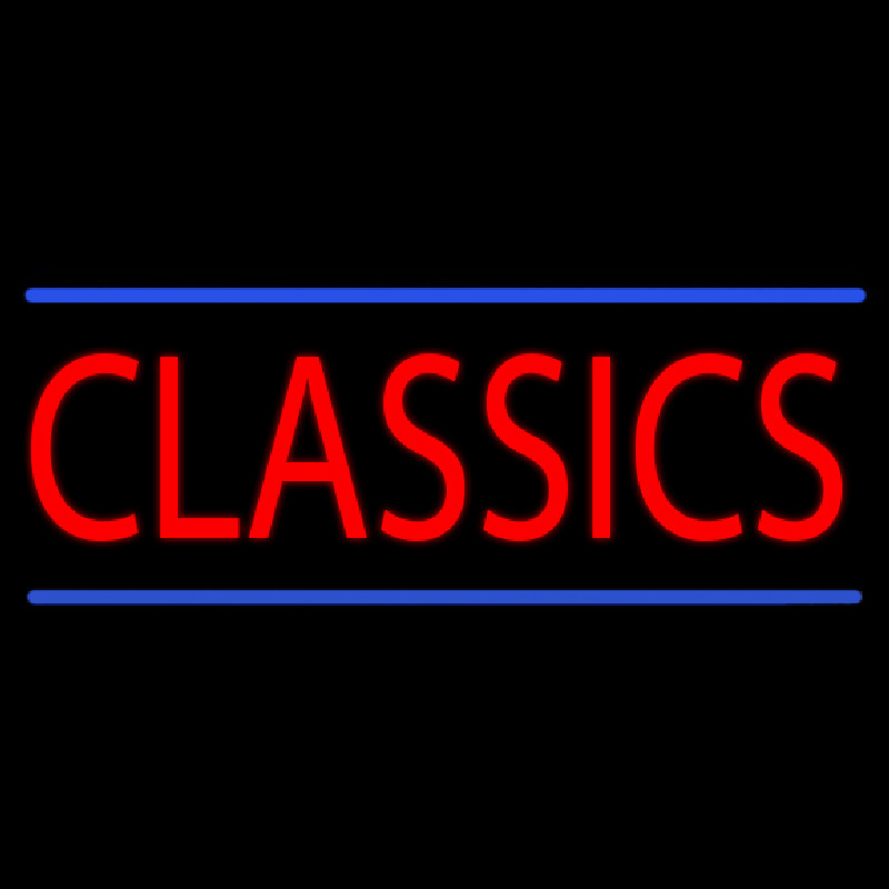 Classics Neon Skilt