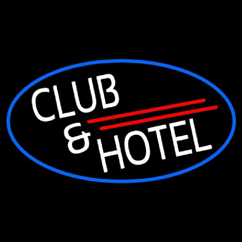 Club And Hotel Bar Neon Skilt