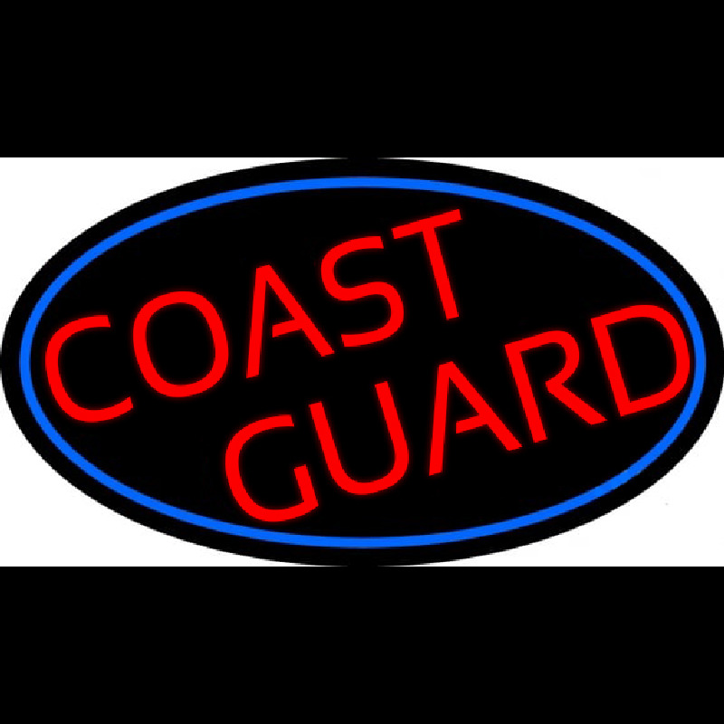 Coast Guard Neon Skilt